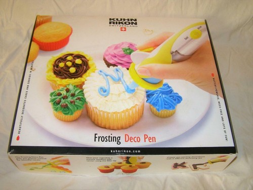 Kuhn Rikon Birthday Party Cake Decorations Frosting Pen Cupcakes & Cookies