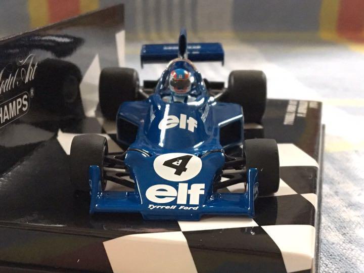 ミニチャンプス 1/43 Tyrrell Ford 007 #4 P.デパイユ Minichamps 1/43 Tyrrell Ford 007 #4 P.Depailler 1974 F1