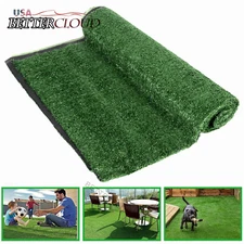 New Green Artificial Grass Rug 6 Ft. X 8 Ft. Patio Deck Indoor Outdoor Landscape