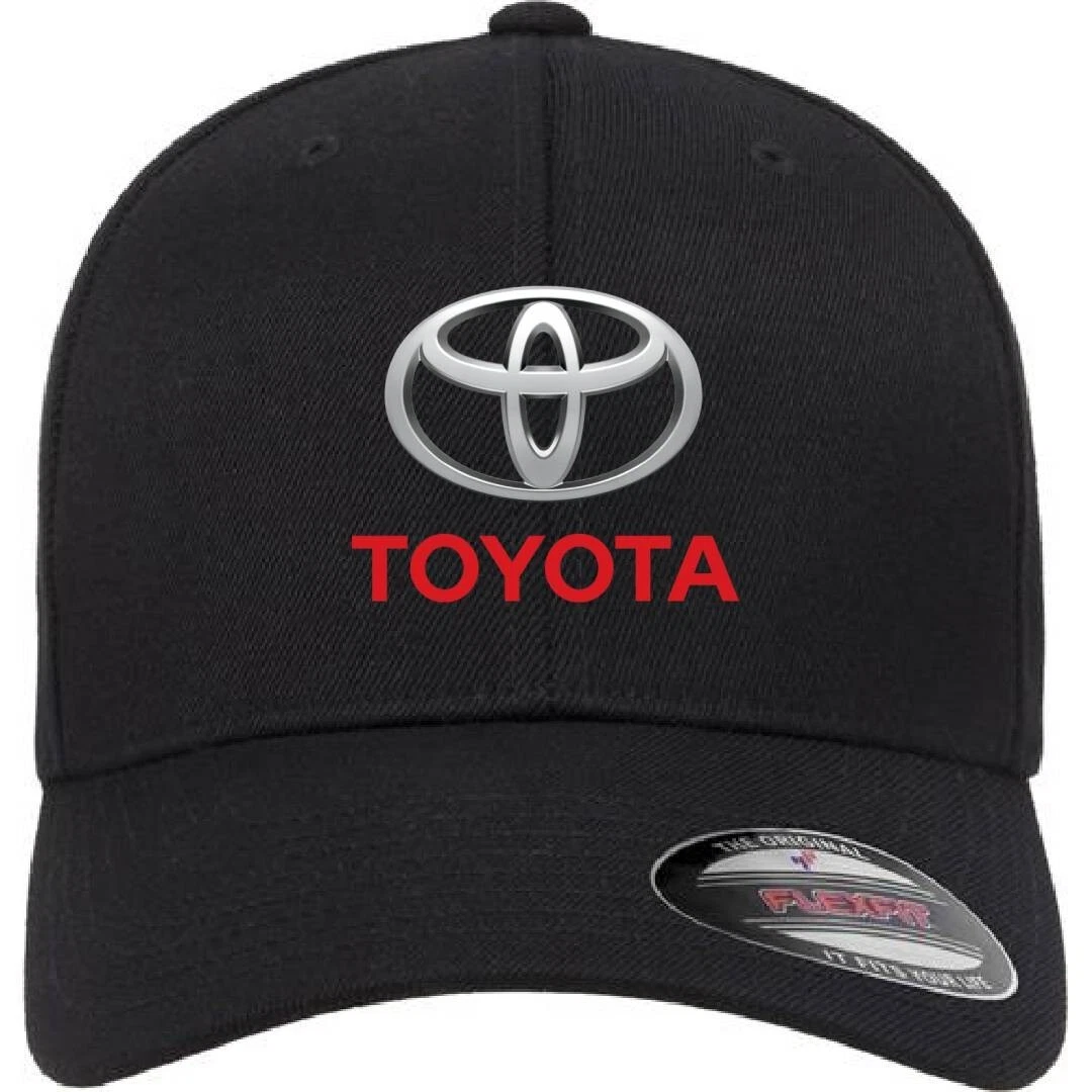 Toyota Motor Auto Logo Black Hat Flexfit Baseball Cap Printed Emblem S/M & L/XL
Opens in a new windo