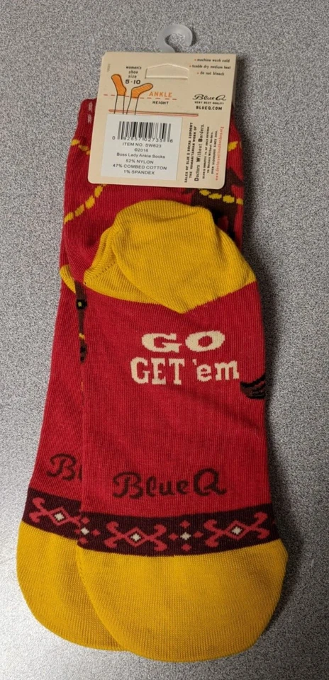 NUEVO CON ETIQUETAS ~ Calcetines tobilleros mareados de algodón peinado suave Q azul para mujer talla 5-10 Foto 3 de 4