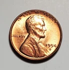 1954 S LINCOLN WHEAT PENNY UNC #C8420