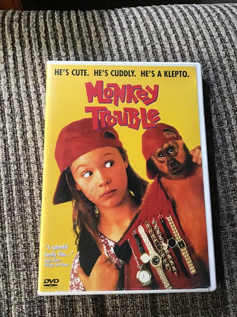 MONKEY TROUBLE 1994 DVD OOP NEW LINE PRINT THORA BIRCH MONKEY TROUBLE 1994 DVD OOP NEW LINE PRINT THORA BIRCH