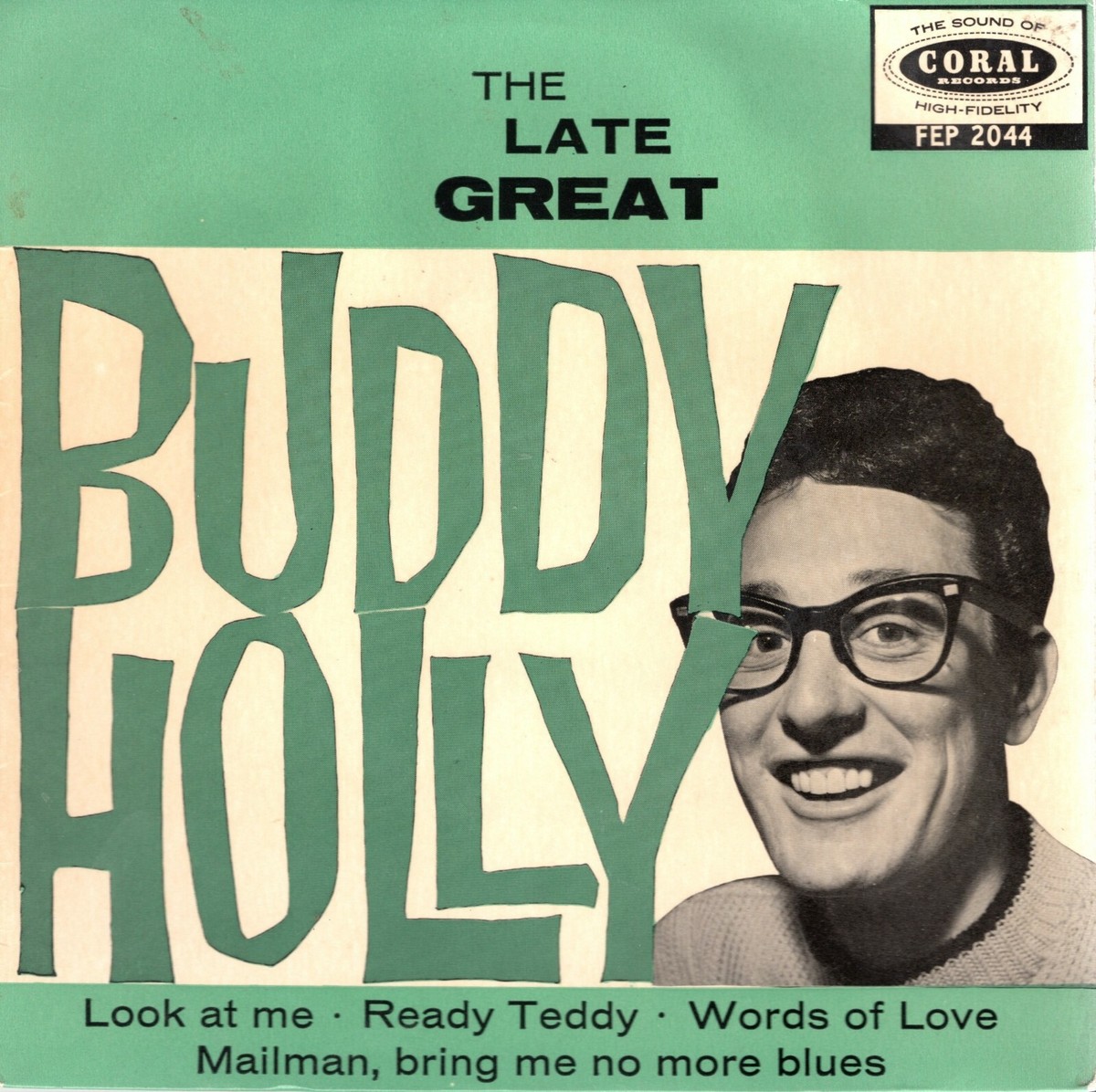 Buddy Holly The Late Great... - Look At Me + 3 UK Import Ep With Picture  Sleeve | eBay