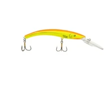 Reef Runner 800 Series Deep Diver - Flame - Walleye Trolling Crankbait