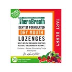 Therabreath Dry Mouth Lozenges with ZINC, Tart Berry Flavor, 24 Lozenges