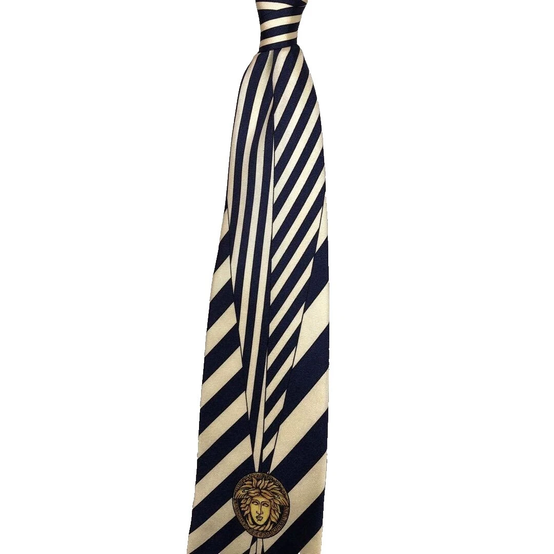 Gravata Branca Versace Gravatas para Homens