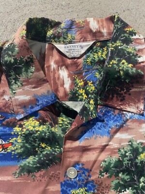 1960s Deadstock Japanese Made Penney's Rayon Hawaiian Short