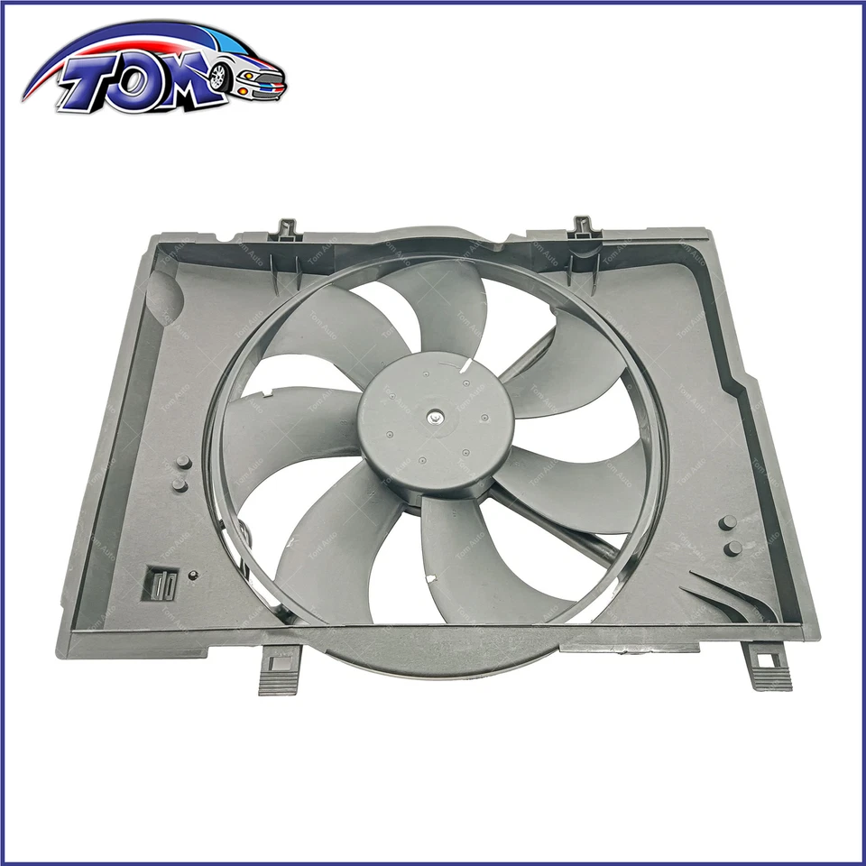 Nuevo Conjunto de Ventilador de Refrigeración Motor-Base, GAS, Delantero Natural Para MERCEDES-BENZ C280 Foto 2 de 4
