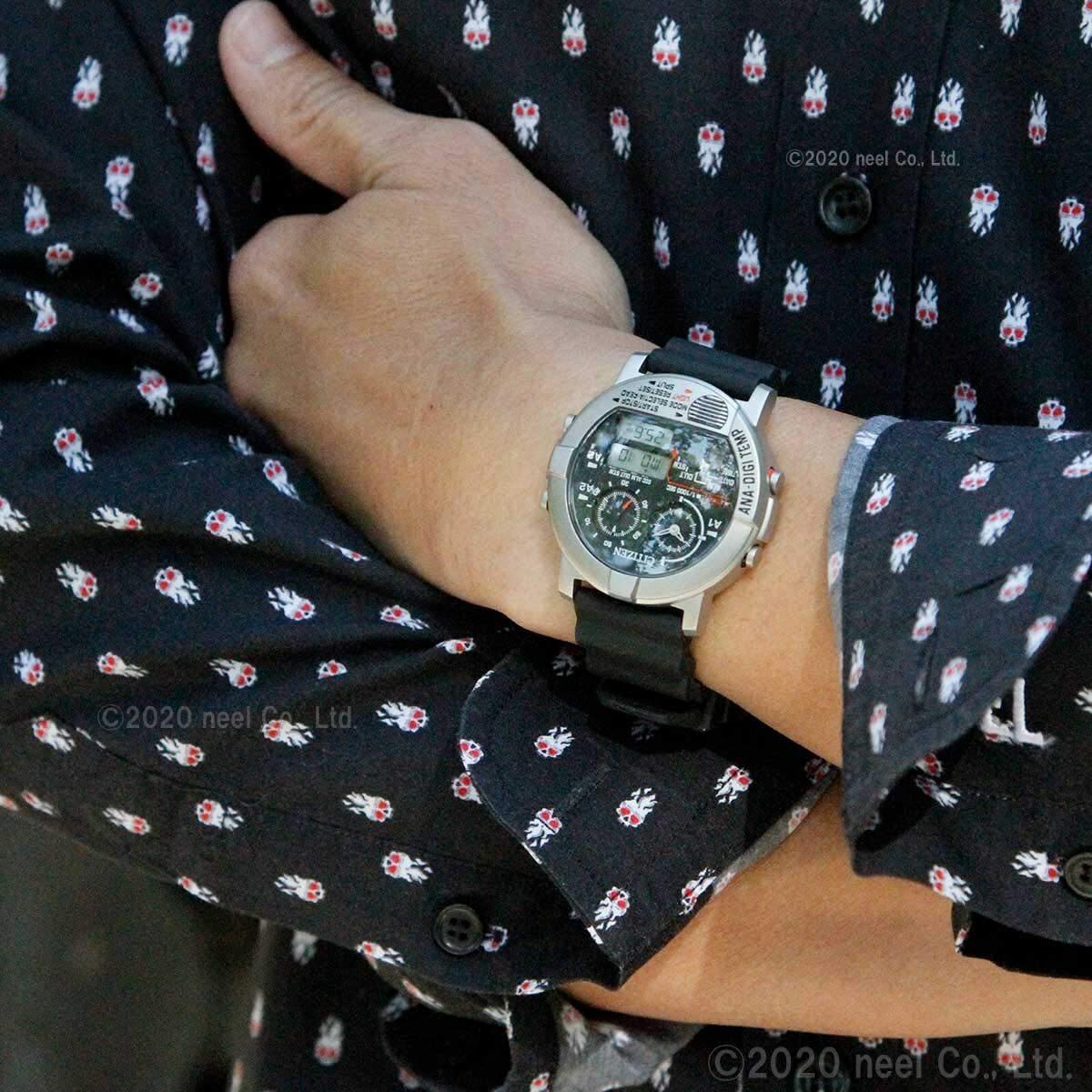 【美品】 CITIZEN ANA-DIGI TEMP アナデジ　シルバー シチズン アナデジテンプ CITIZEN ANA-DIGI TEMP 復刻モデル