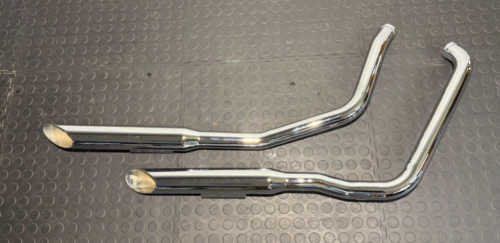 NOS HARLEY DAVIDSON SPORTSTER MOTORCYCLE EXHAUST MUFFLERS PIPES SLASH CUT