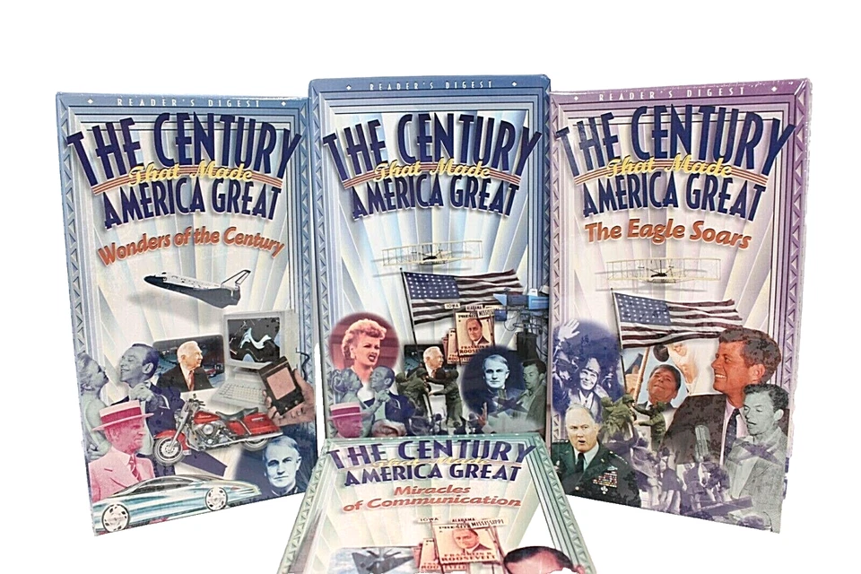 "The Century That Made America Great" Reader's Digest & CBS 3-Tape Set VHS 1996 - Image 3 of 4