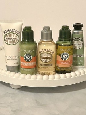 L'Occitane En Provence Amande 5 Piece Travel Gift Box Set New in Box