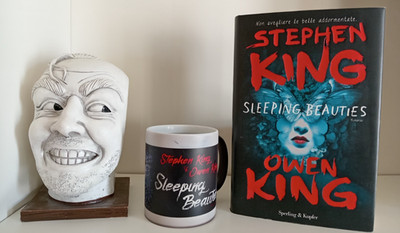 Stephen King SLEEPING BEAUTIES mit Thermobecher Sperling & Kupfer Rarität