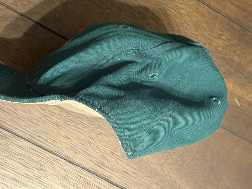 Gorra de golf vintage Masters Augusta ajustada para hombre 7 1/2 verde PGA New Era años 90 Foto 3 de 4