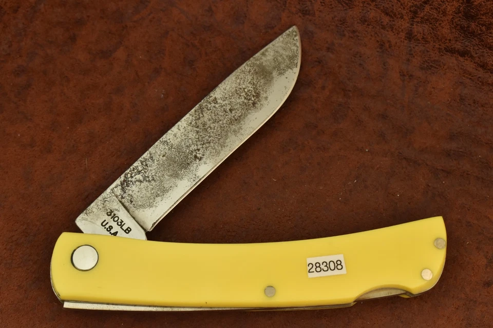 CUCHILLO MOORE MATADOR HECHO EN TEXAS EE. UU. AMARILLO JUMBO LOCKBACK SODBUSTER (28308) Foto 2 de 4