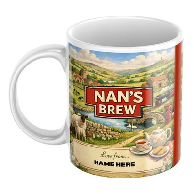 PERSONALISIERTER Nan's Brew Becher für Nan ihre Frau individuell beliebiger Name Muttertagsgeschenk