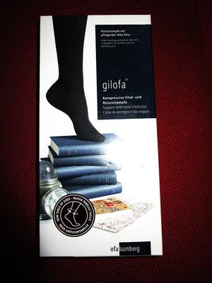 Gilofa kompressive Vital- und Reisestrümpfe - Stützstrümpfe - Gr.M - 36 - 38 NEU