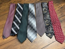 Men's Designer Ties Bright Multicolored, Pack of 7