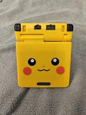 Upgraded GBA SP AGS-101 - USB-C Mod - Aftermarket Pikachu Shell - New Battery