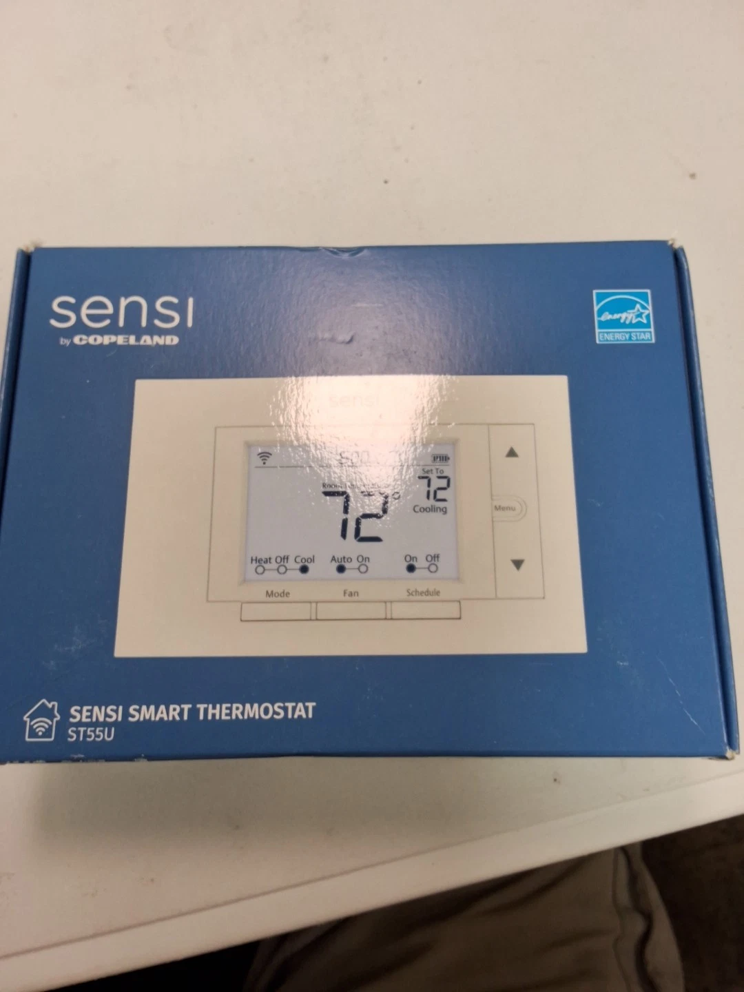 Sensi by Copeland ST55U Smart Programmable Wi-Fi Thermostat White