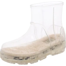 Ugg Womens Drizlita Faux Fur Lined  Rain Boots 5 Medium (B,M) BHFO 1835