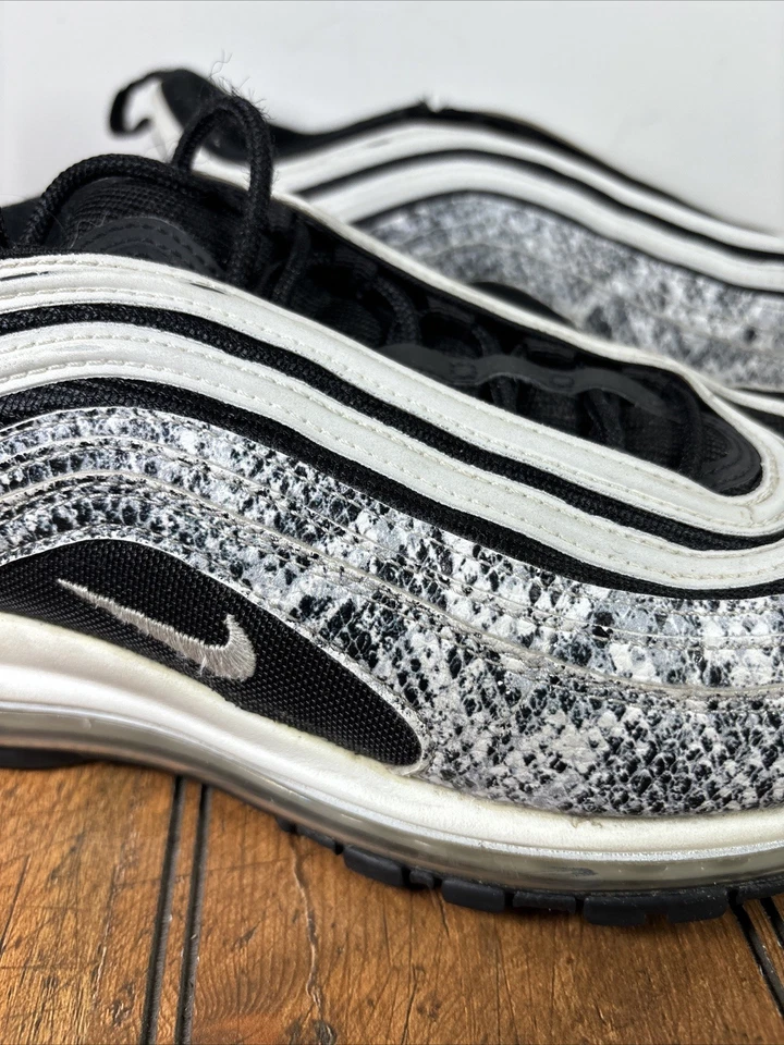 Mujer Nike Air Max 97 Tenis Cacao Serpiente Piel Estampado Negro CT1549-001 Talla 12 Foto 3 de 4