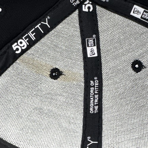 Raro graffiti lateral de los Medias Rojas de Boston MLB High Crown 59fifty 7 1/4 azul negro - Imagen 8 de 13