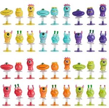The Twiddlers 36 Monster Spring Jump Up Pop Up Toys for Kids, 6cm - Birthday
