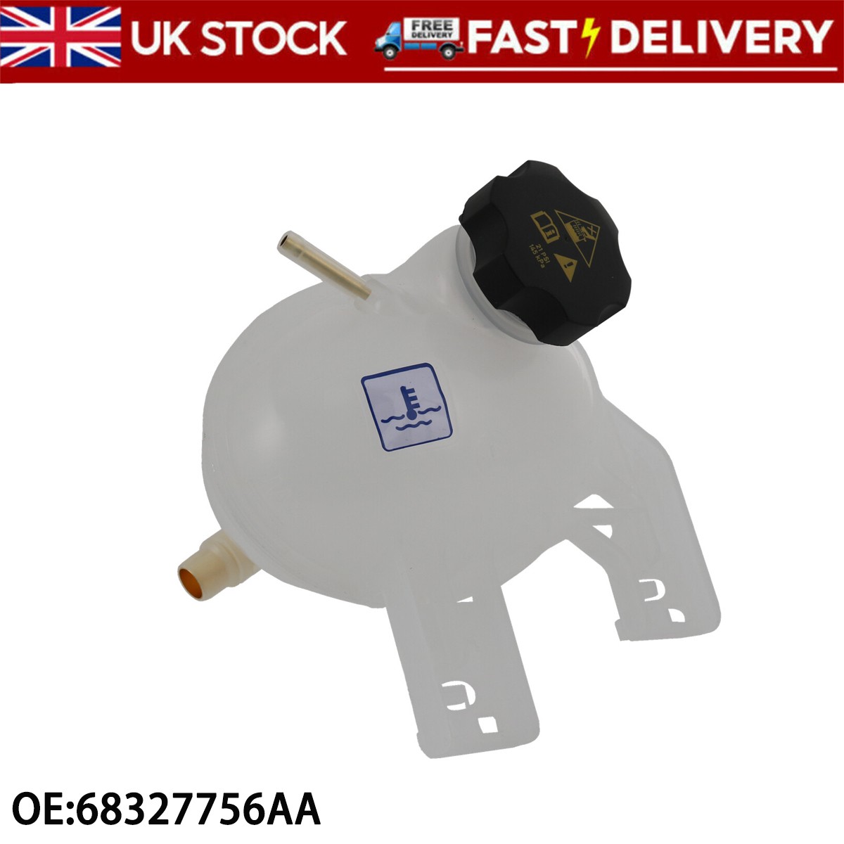 For 2017-2021 Jeep Compass Coolant Reservoir Radiator Expansion Tank 68327756AA.