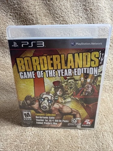 Borderlands: Game of the Year Edition (PlayStation 3 PS3) CIB COMPLETE
