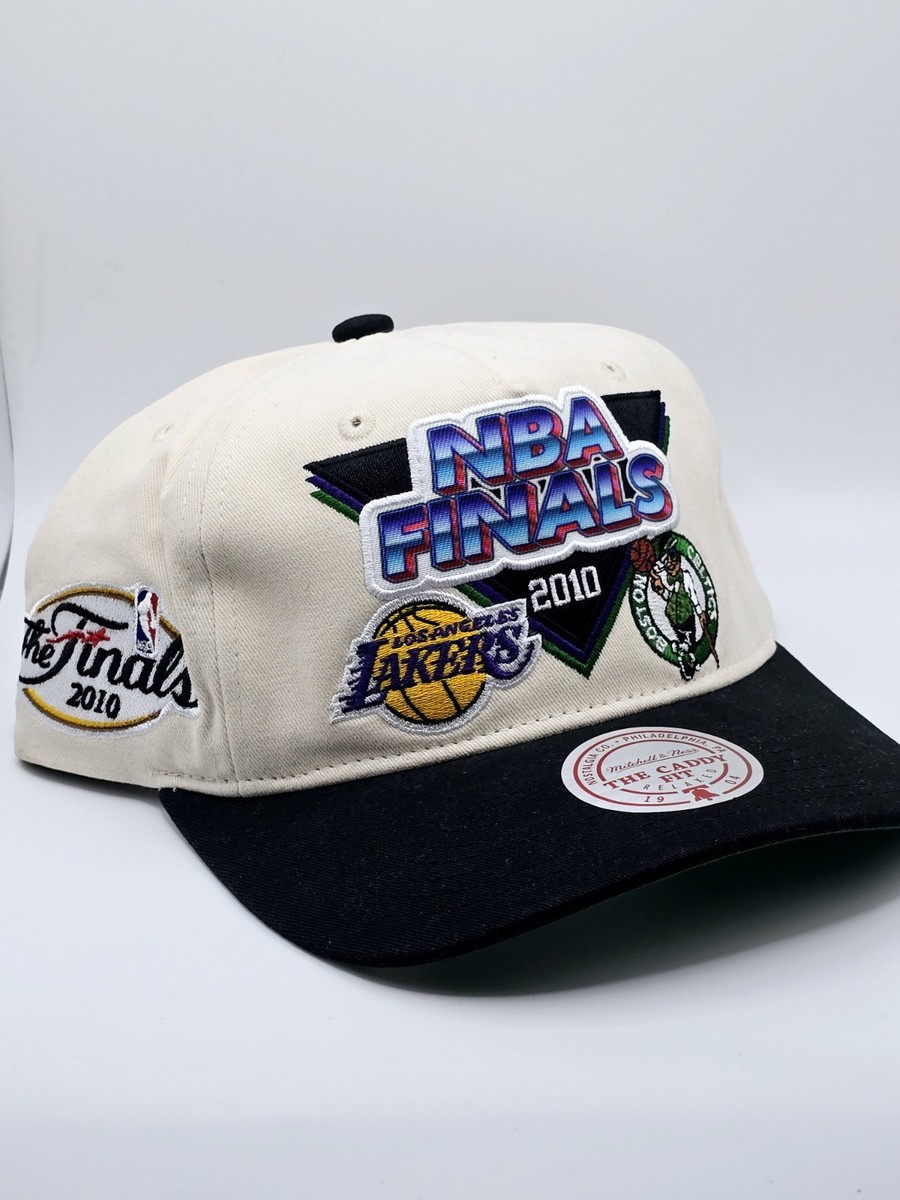 LA Lakers Boston Celtics 2010 NBA Finals Mitchell & Ness Caddy Fit