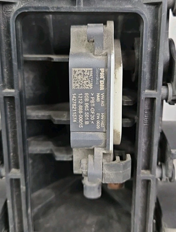 15-18 Porsche Cayenne 958 S радиатор воздуховод решетка воздушный затвор с двигателем OEM - Изображение 4 из 4