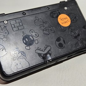 Nintendo "New" 3DS Super Mario Black Friday Edition Console System Tested Works