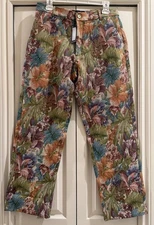 Men’s Boohoo Man Fixed Waist Floral Tapestry Trouser 30R