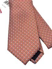Perry Ellis Portfolio Classic Length necktie, Coral/Gray, OS
