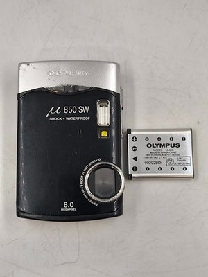 Olympus 850 SW 8.0 MP Digital Camera Black/Silver - Refurbished
