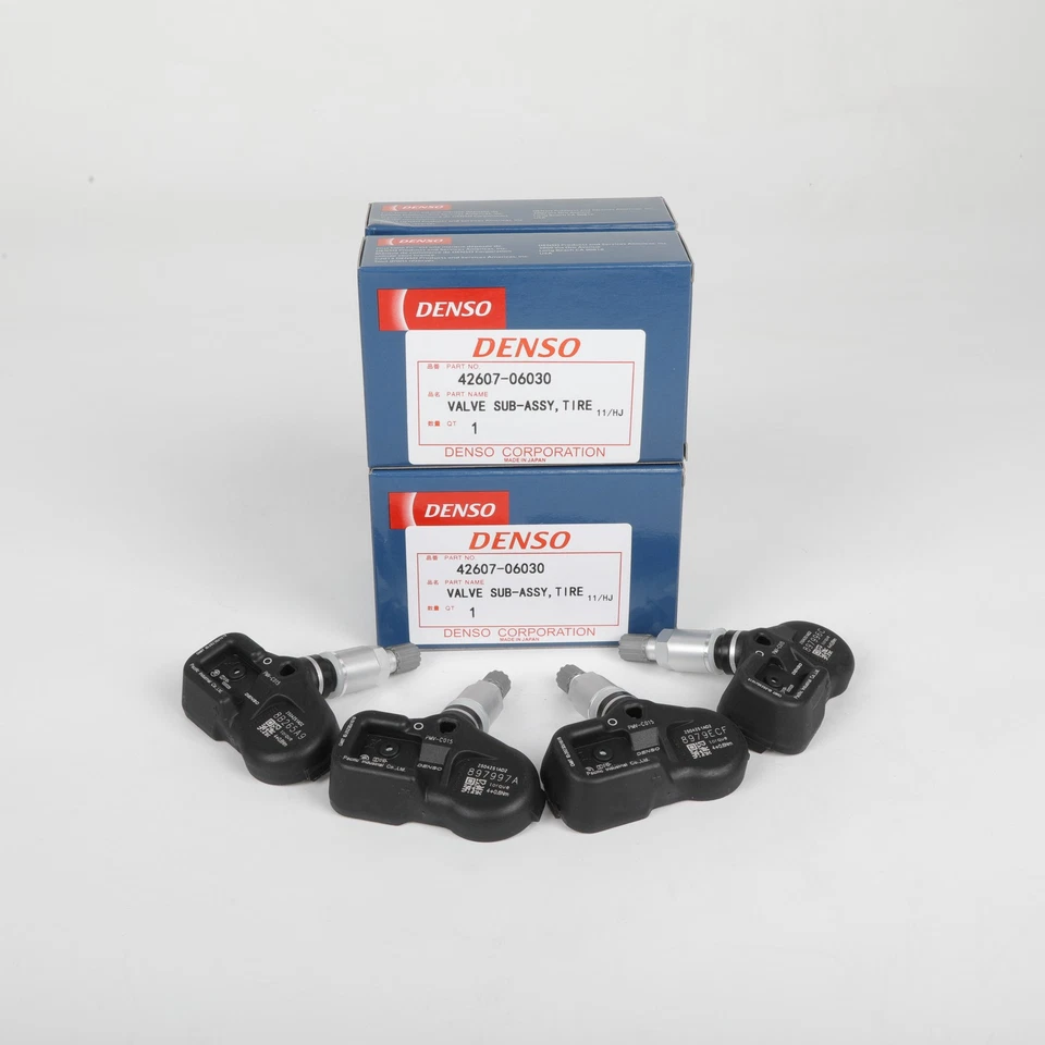 OEM DENSO Set of Four (4) Genuine OEM TPMS for Toyota Scion Lexus 42607-06030 - Image 2 of 4