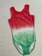 DESTIRA gymnastics Leotard WATERMELON SUMMER Bodysuit GK Size: CM Child Medium