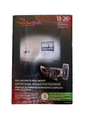 NIB Rocketfish Full-Motion TV Wall Mount-TVMFM01V2 for Most 13''-26'' TVs