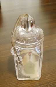 Vintage Glass Ornament With House Inside
