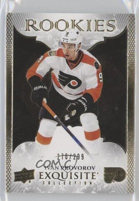 2016-17 Upper Deck Ice Exquisite Rookies 276/299 Ivan Provorov #R-6 RC 08n6