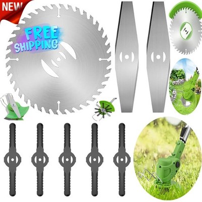 8PCS 6in Grass Cutter Blades for Cordless Trimmer Free Shipping
