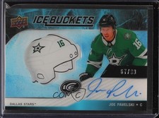 2019-20 Upper Deck Ice Ice Buckets Auto 67/99 Joe Pavelski #IB-JP Auto 2d8