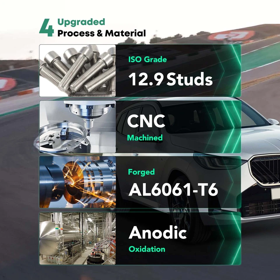 4Pcs 5x4.5" to 6x5.5" Wheel Adapter 12x1.5" 73.1mm 2" for Toyota Camry Scion xB - Image 4 of 4