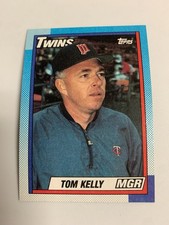 1990 Topps Manager Tom Kelly Minnesota Twins