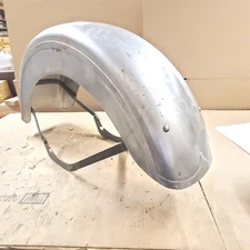 Wyatt Gatling Springer Front Fender W/ Bracket 1937-1951 Harley W 16" 18" Wheels