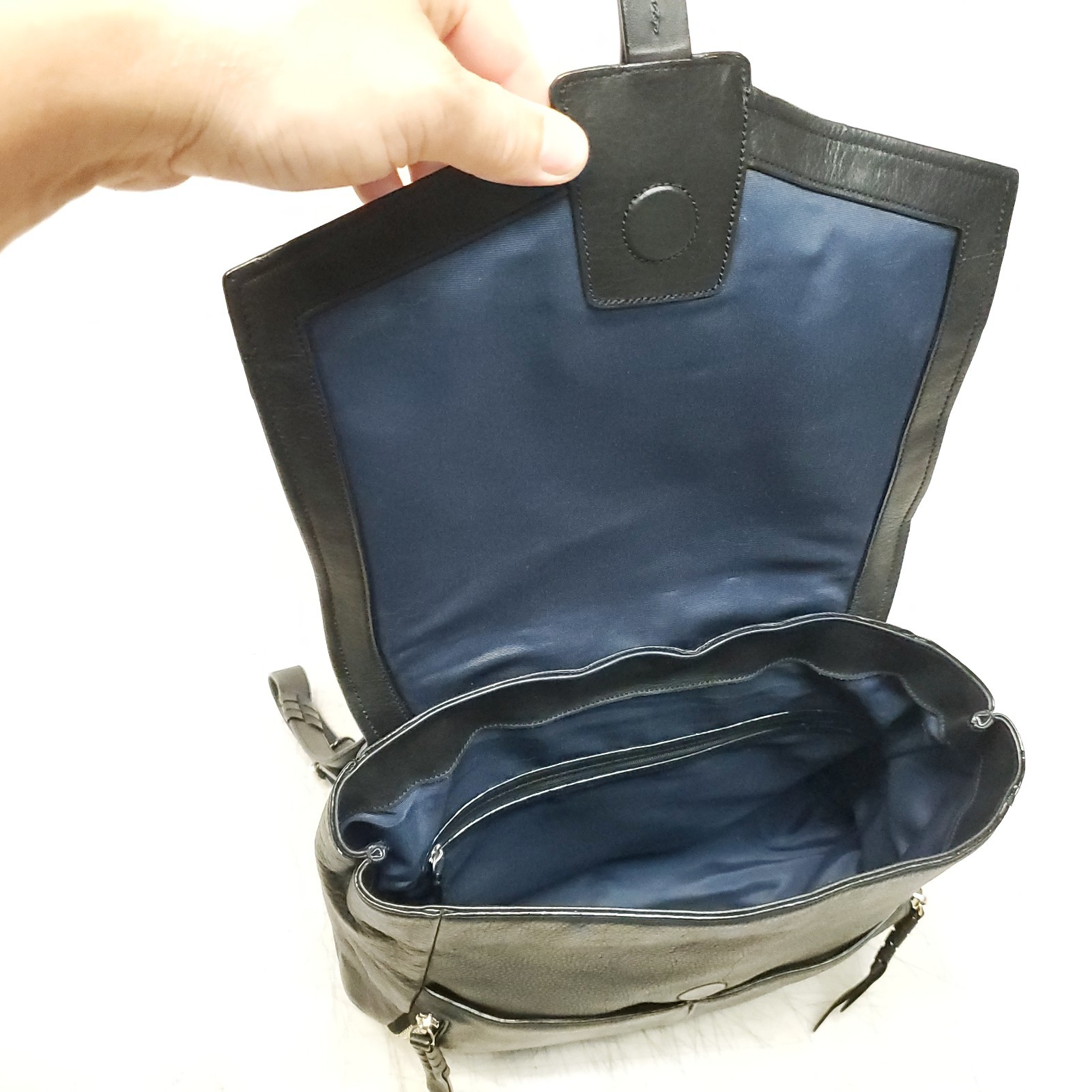 Authentic Cole Haan Leather Backpack - image 7