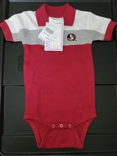 Newborn Baby One Piece Size 0-3 Mos Florida State Seminoles Two Feet Ahead NWT