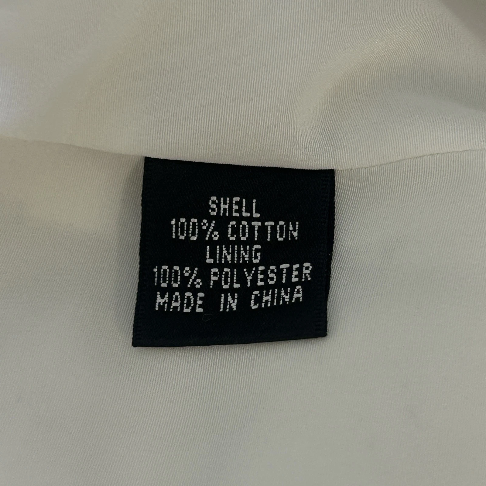 VETEMENTS Abito Adrianna Papell bianco ricamato floreale camicia vita taglia 6